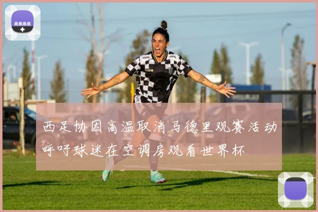 西足协因高温取消马德里观赛活动呼吁球迷在空调房观看世界杯